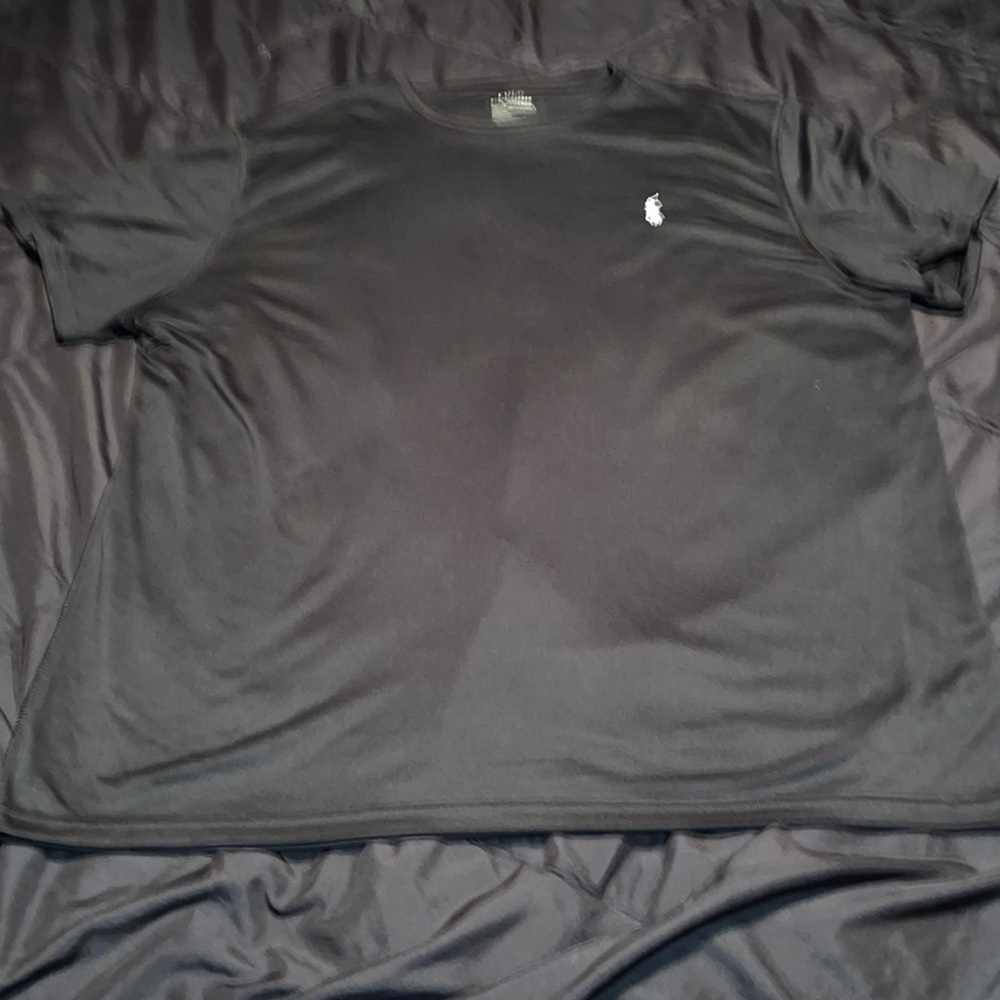 Black polo performance t-shirt 2xl